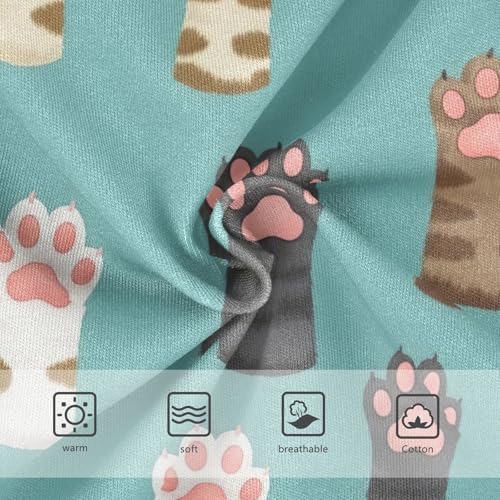 Cute Paws Cotton Toddler Underwear, Cotton Underwear for Girls, 2T–8 Years3