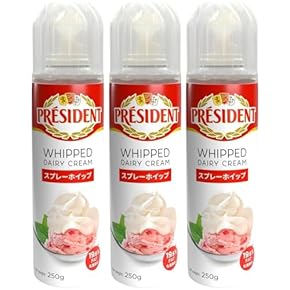 ホイップクリーム Amazon.co.jp: ベルギー産 スプレー ホイップクリーム 250g×6本