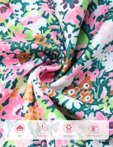 Image of Girls Clothes 2Pcs Outfit Set with Zip-up Top and Trendy Printed Pants Teen Girl Clothes 6-14Y