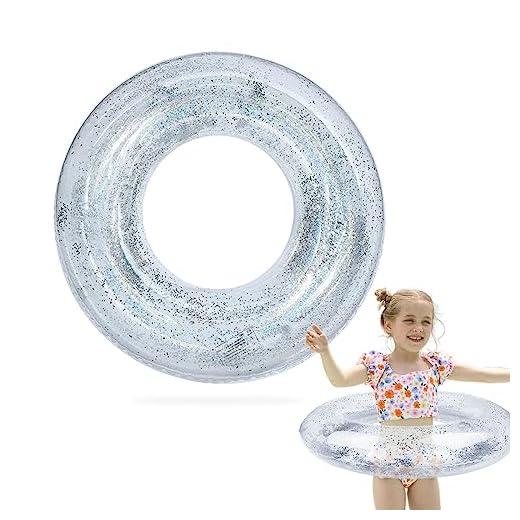 TSHAOUN Anillo de Natación，Inflable Anillo de Natacion ， Flotador Inflable de Piscina Destello Balsa de Verano Diversión Acuática Playa ，Apto para Adultos y niños