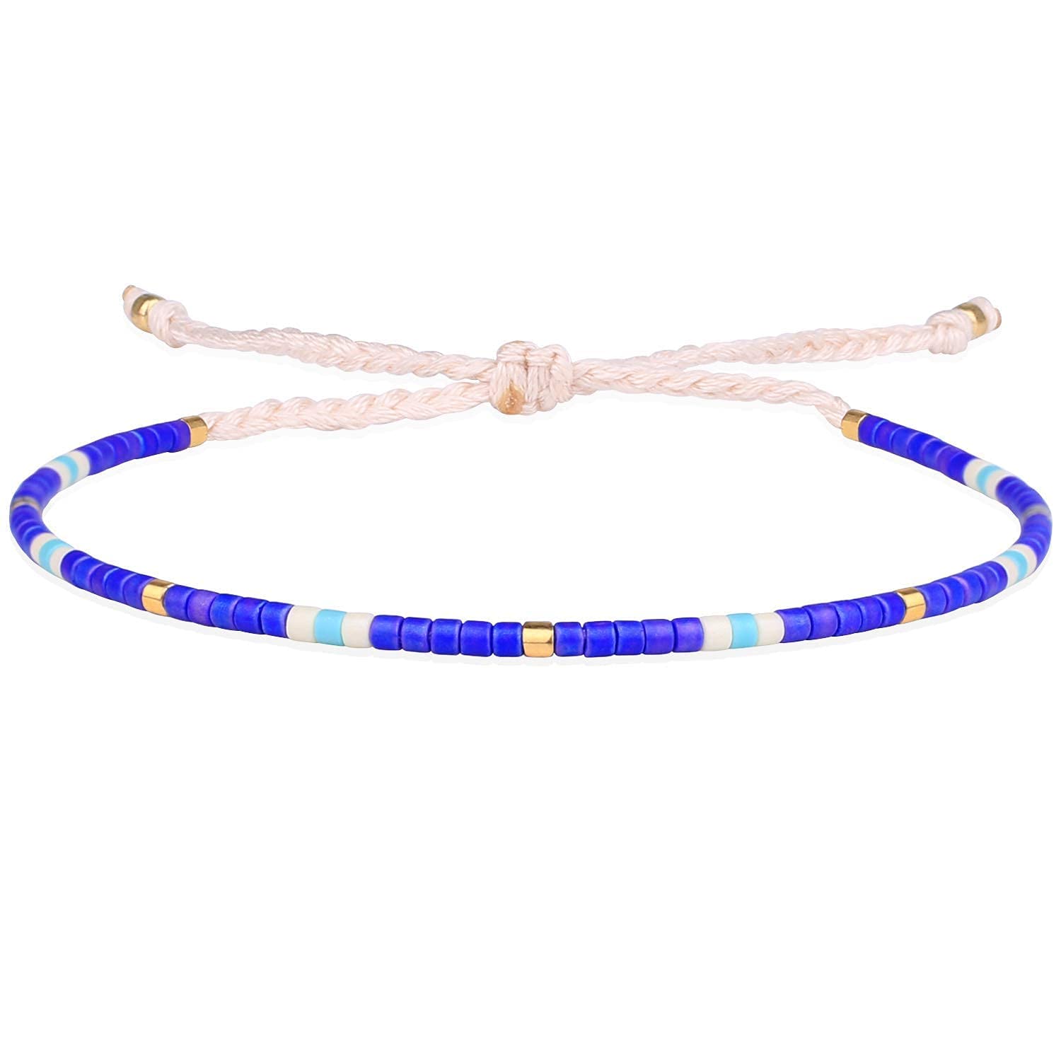 KELITCH Pulseras Amistad con Cuentas Concha Cristal Color Bohemio Pulsera Hecha A Mano Brazaletes Joyería para Mujer — view 22