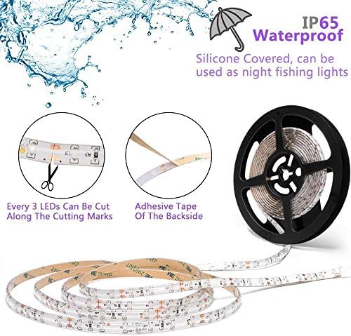 iNextStation Green LED Strip Light, 16ft/5M 2835 SMD 300 LEDs 12V Flexible Waterproof LED Tape (NO Power Supply/Plug)
