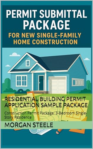 Residential Building Permit Application Sample Package: Construction Permit Package: 3-Bedroom Single-Story Residence (The Construction Engineering Series)
