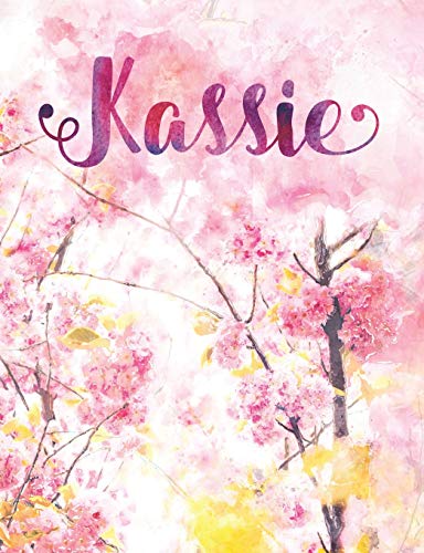 Kassie: Personalized Journal - A Pink Cherry Blossom Diary - Journals, Notetoself Cherryblossom