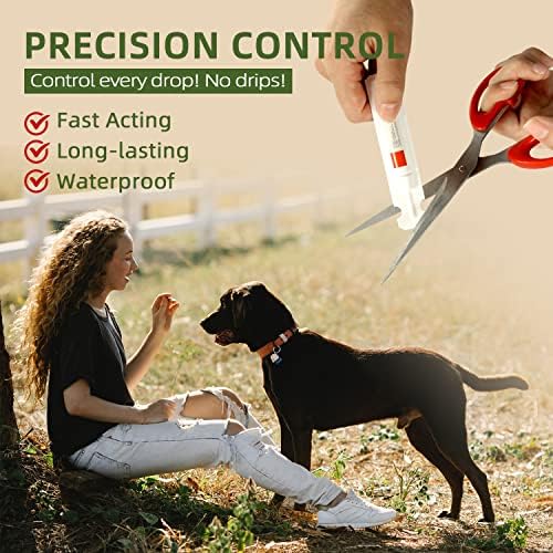 Flea and Tick Prevention for Dogs, Large Dog Flea & Tick Control with