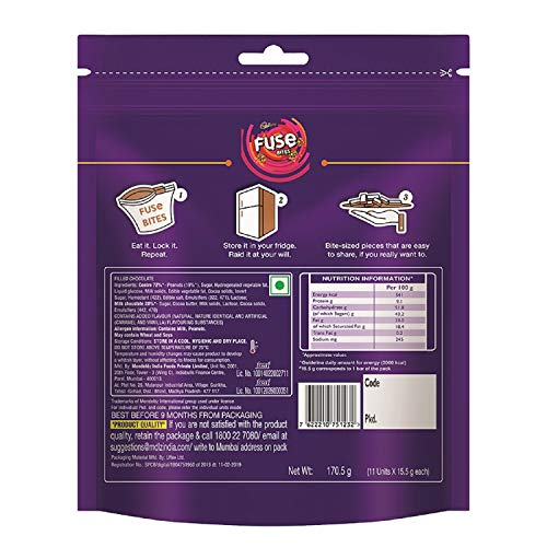 Image of Cadbury Fuse Chocolate Home Treats-171 Gm