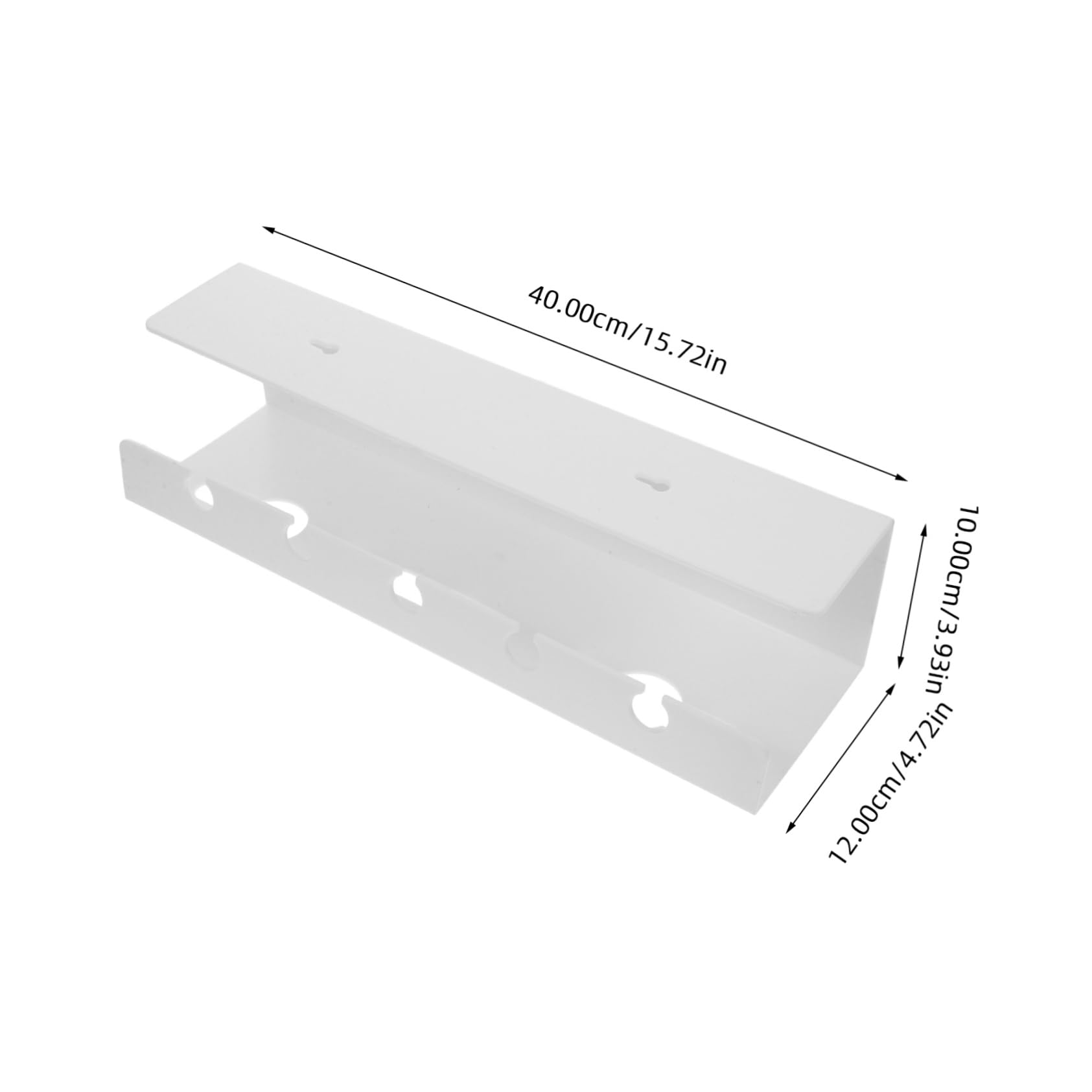Caja Oculta Cerradura Para Debajo Del Escritorio Organizador De Cables Almacenamiento De Gestión De Cables Para Oficina o