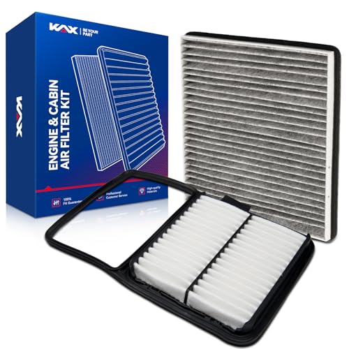 KAX Engine & Cabin Air Filter Kit, Replacement for Toyota