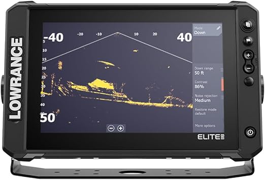Lowrance Elite FS Fishfinder/Chartplotter, Available with and Without Transducer