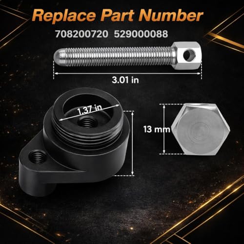 Image of EVRBUL Belt Removing Tool Fit for Can-Am Defender HD10 Pro Maverick 2006-2021 Compatible with Can-Am Maverick X3 Turbo MAX 2017-2020 Fits 72 inch /64 inch Wheel Base Width Replace # 708200720 52900008 (Black)