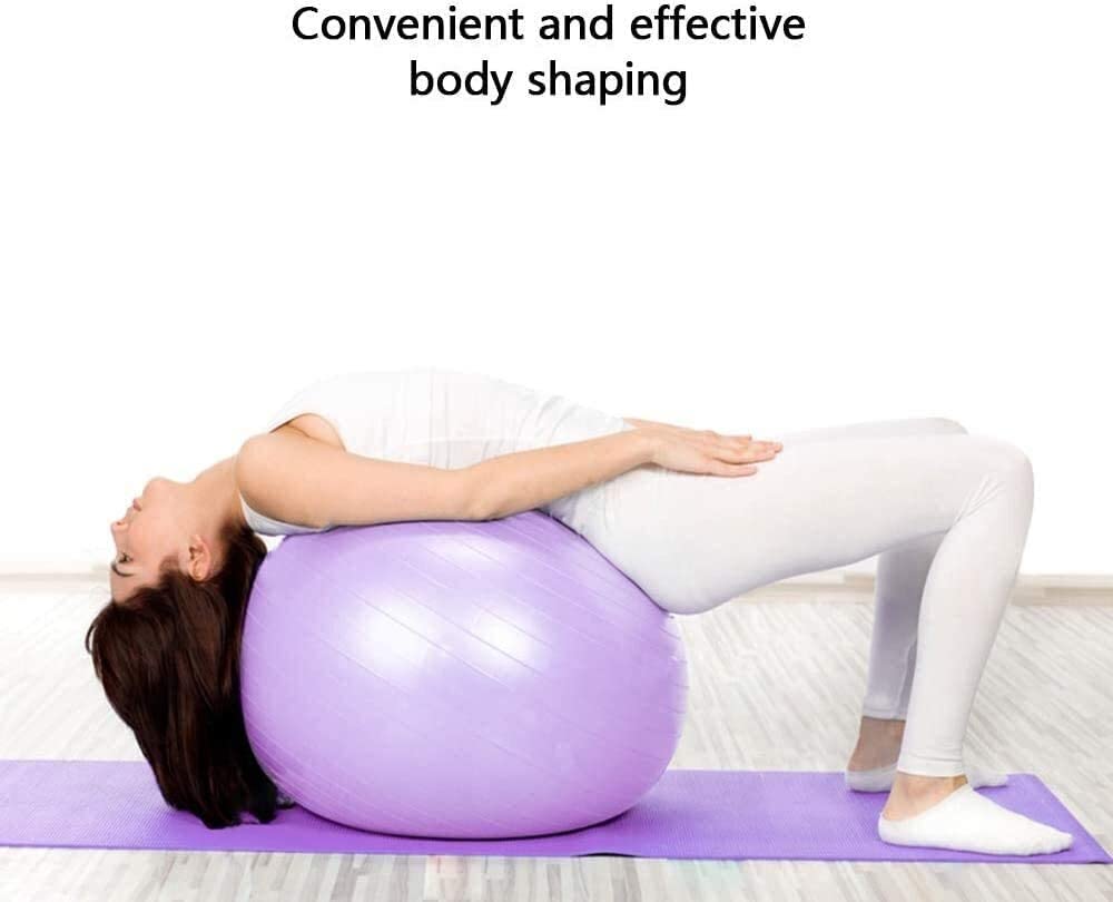 Palla fitness, pilates, palestra, yoga, per casa, ufficio, allenamento dell'equilibrio e assistenza al parto, ideale per esercizi, stabilità, forza di base, stretching, flessibilità