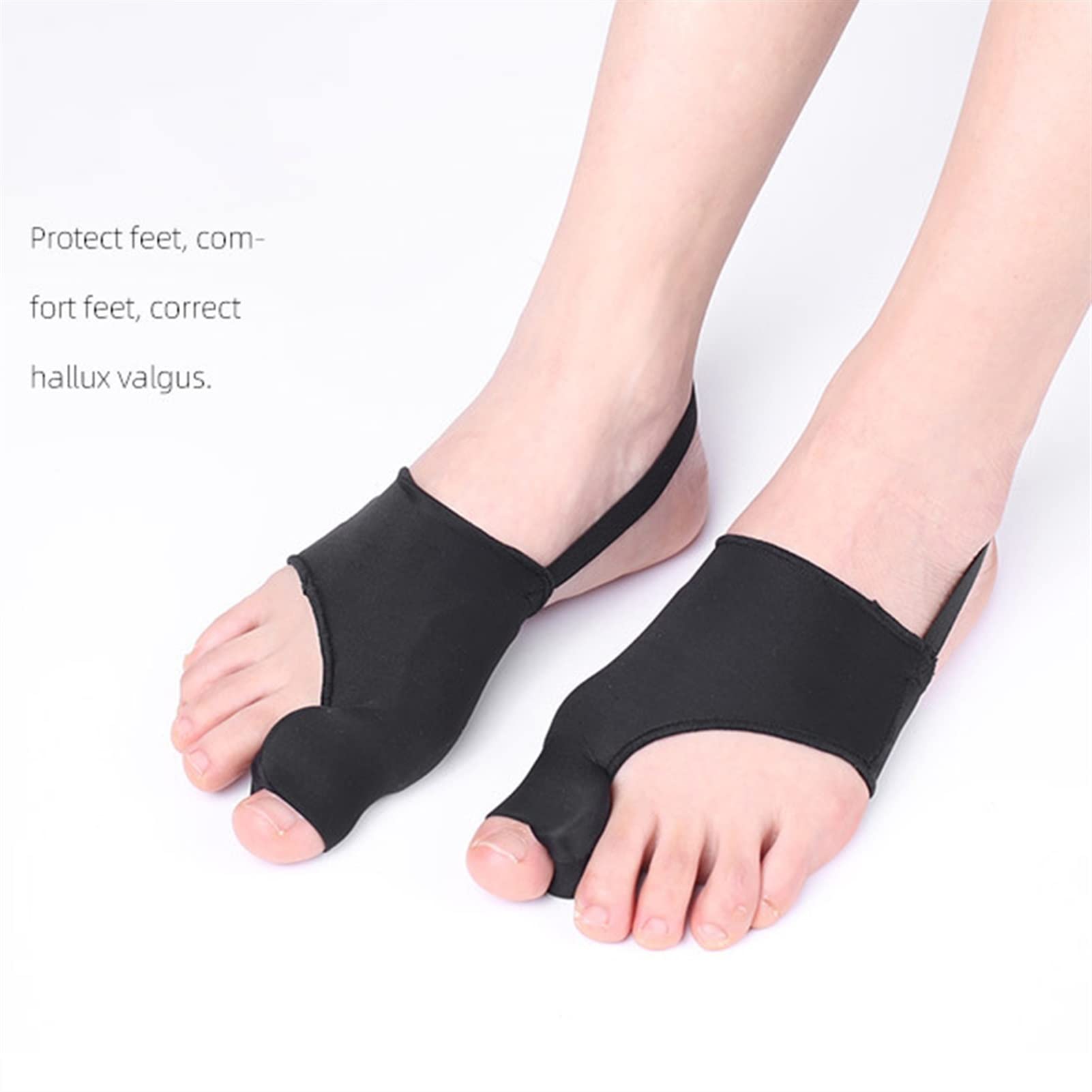 Raddrizzatore per Dita del Pollice Separatore per Alluce valgo Correttore Pad Stretch Alluce valgo Protezione per Dita dei Piedi Ortopedico per Donne e Uomini (Champagne S)
