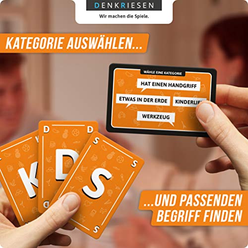 DENKRIESEN - Stadt Land VOLLPFOSTEN - Das Kartenspiel - Classic Edition | Geschenkidee | Stadt Land Fluss | Kartenspiel | Familienspiel | Geburtstagsgeschenk | Reisespiel – Bild 5
