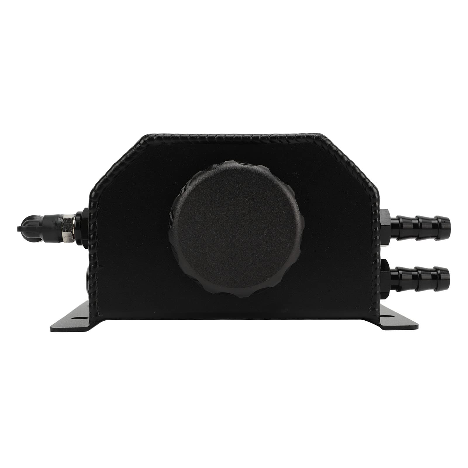 Tanque de Expansión de Depósito ,Tanque de Radiador de Refrigerante de Alta Precisión Sellado Estable Resistente Al Calor para Automóvil (Negro)
