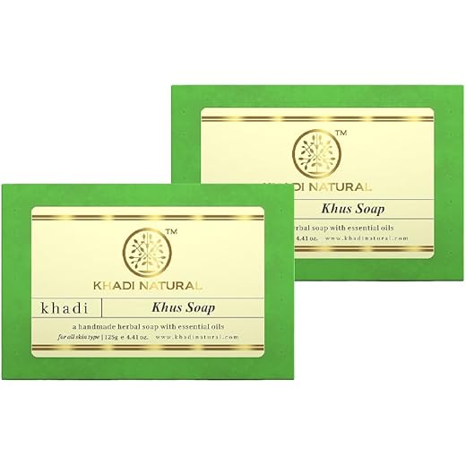 Khadi Khus Cooling Soap - Revitalized Skin 250g