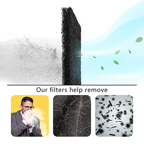 Pack 10 Carbon Filters Compatible With Litter,Activated Replacement Carbon Filters For All Models, Cat Litter Box Filters Eliminate Odors And Damp From Pets And Keep Home Fresh (Black 10) #TOP5