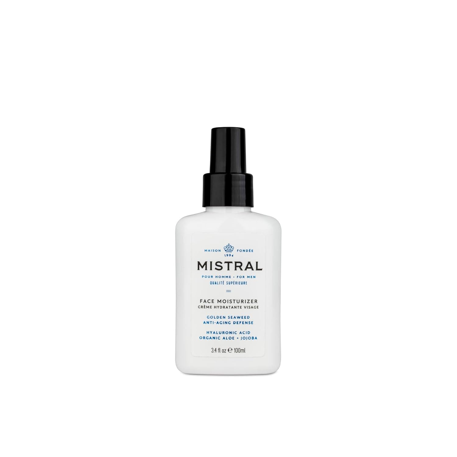 Mistral Men's Face Moisturizer Cream, Cool Marine, 3.4 Fl Oz