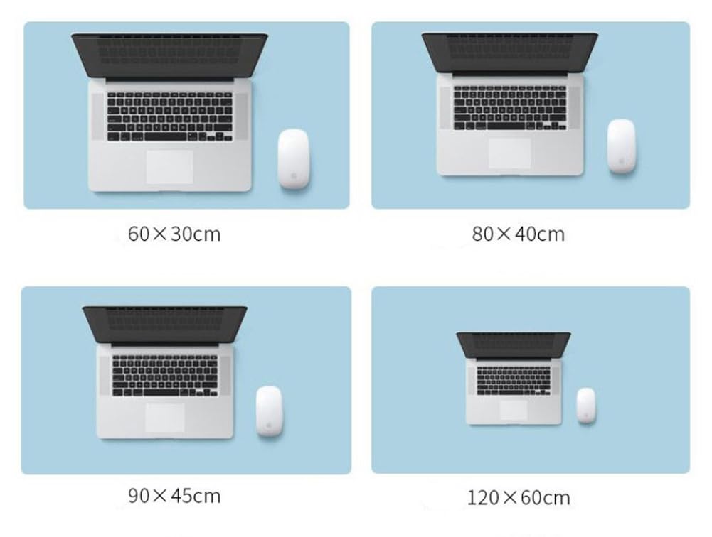 Schreibtischunterlage aus PU-Leder, wasserdicht, Mauspad, Schreibblock, rutschfest, große Laptop-Tastaturmatte, Schreibtischunterlage (Braun, 140 x 70 cm)