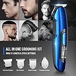 Beard Trimmer for Men, ERADREAM All-in-One Hair Trimmer Professional Electric Body Mustache Trimmer Multi Grooming Kit…