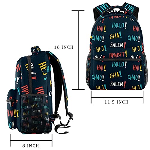 Sac à dos décontracté Hello Different - Solution haute capacité pour le dos des femmes - 2