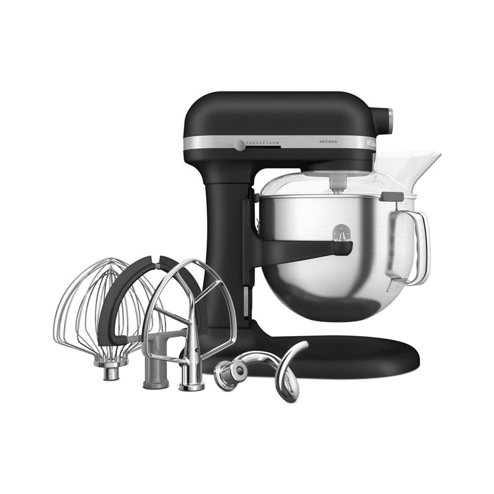 KitchenAid Artisan - Robot da cucina 6,6 litri, colore: Nero