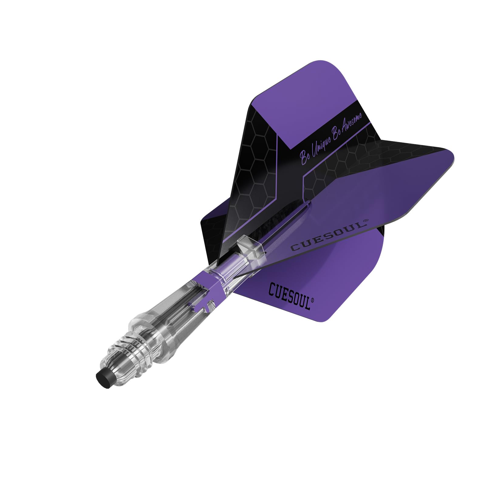 CUESOUL KOFF Carbon Dart Shaft with Replacement Shaft End,Big Standard Shape Flights