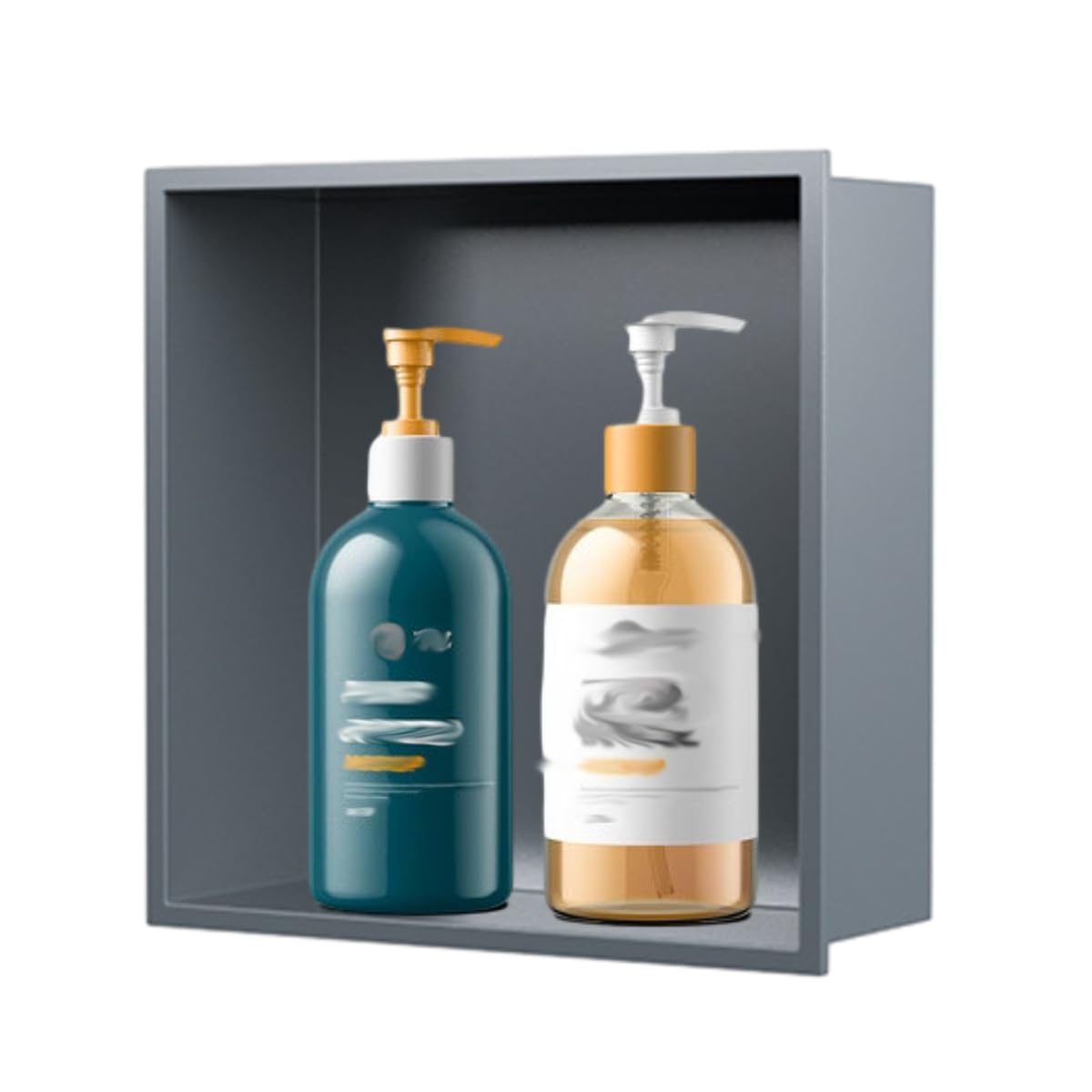 Niche de rangement de salle de bain encastrable au design épuré