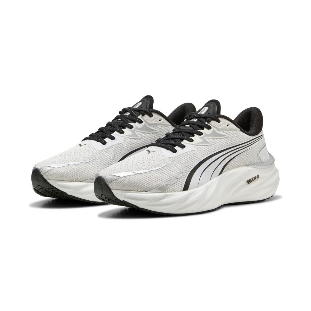 PUMA Men's Velocity Nitro Running Shoes Sneaker 44 EU White/Black