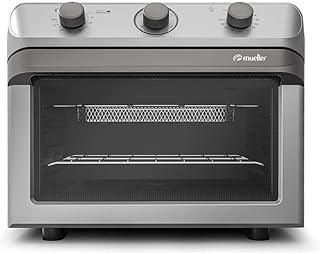 Air forno elétrico e fritadeira mueller 35 litros prata com função fr