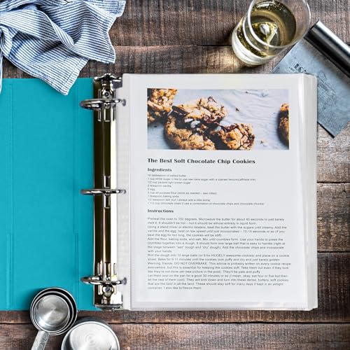 Image of Samsill Plant-Based 2 Inch Durable Round Ring, View Binder, Eco-Friendly, USDA Certified Biobased, Single, Turquoise