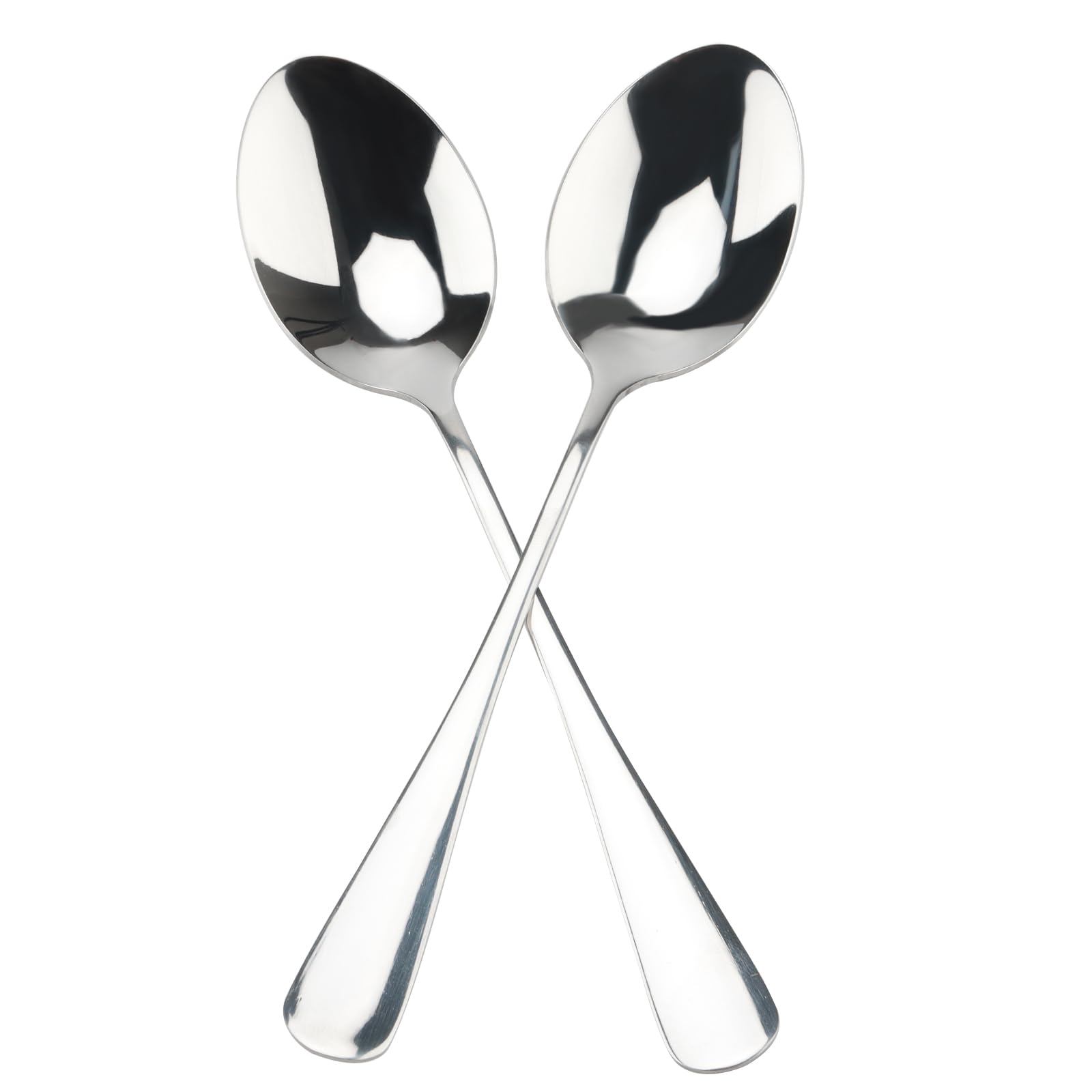 Set di 40 cucchiaini da 17 cm, in acciaio inox, per tè, caffè, insalata, dessert, torte