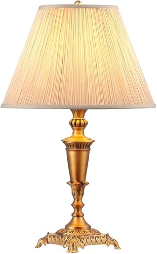 Desk Lamp Reading Light Desk Light Chinese Style Copper Table Lamp Bedroom Bedside Lamp Modern Living Room Decoration Retro Table Lamps Office Study