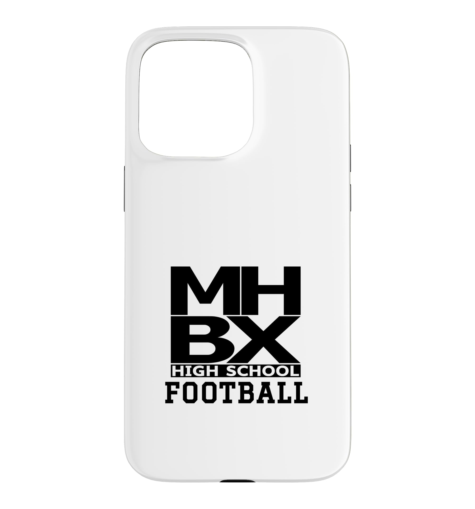Mott Hall Bronx Logo Football Case for iPhone 15 Pro Max