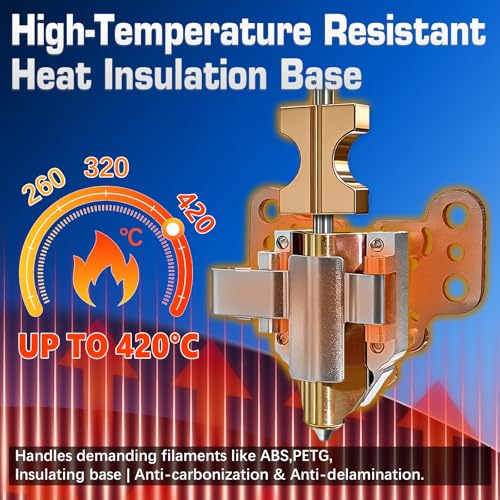 Image of Original for Flashforge AD5X Hotend Heating Assembly Kit Includes Heating Wire, thermistor Temperature Sensor Element, Metal Heating Base+Fixing clamp+4 Fixing Screws. for Flashforge 3D Printer Parts