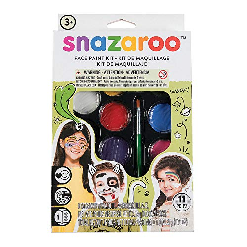 Snazaroo™ Unisex Assorted Colors Face Painting Kit - Basic Supplies - 1 Piece