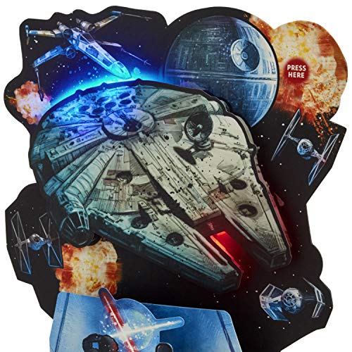 Hallmark Paper Wonder Star Wars Pop Up Birthday Card With Music (Out Of This Galaxy, Plays Star Wars Theme) #TOP4