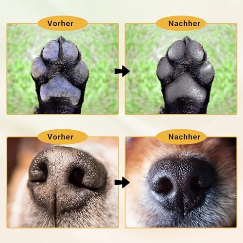 Animal Vita® Pfotenbalsam 100ml für Hunde und Katzen [mit Bienenwachs] 100% natürliche Inhaltsstoffe - Pflegt rissige und spröde Pfoten - Natürliche Pfotenpflege - Nasenbalsam ohne Parfüm