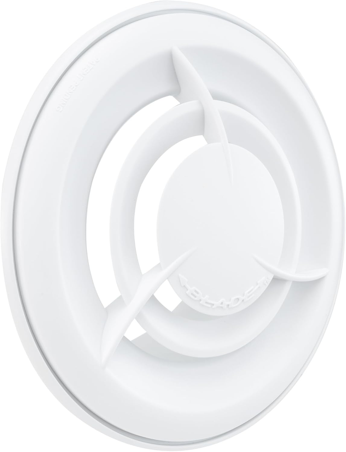 RecPro RV 7" Ceiling Vent with Rotatable Snap-On Air Diffuser | Polar White Low-Profile Vent Cover for Even Air Distribution | Adjustable Airflow AC & Furnace Vent (10)