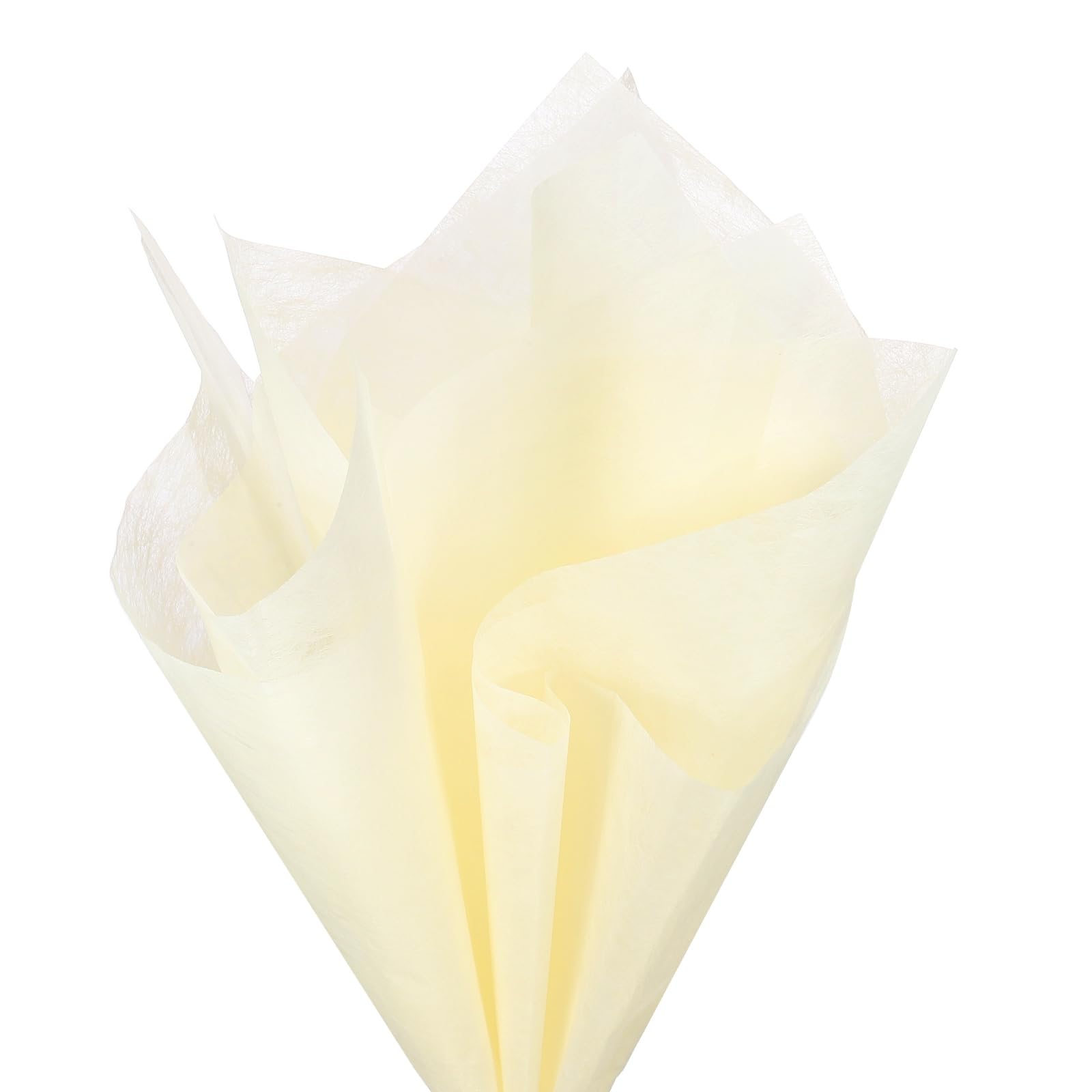 sourcing map 152Sheets Flower Wrapping Paper, 11.8"x11.8" Cotton Wrapping Flower Tissue Paper Floral Bouquet Wraps for Florist Packaging Arrangement Supplies Gift Packaging, Beige