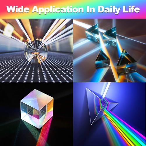 Adorylla 101-US-GUANGXUESIJIANTAO02 4 Pack K9 Optical Crystal Photography Prism Set thumb #2
