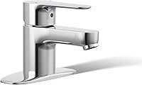 Vista 1 de KOHLER 16027-4-CP July Single Handle Bathroom Sink Faucet, Polished Chrome, One Size Cromo pulido