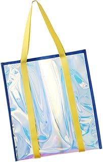 Sacola Amarela Bolsa De Praia Transparente Bolsa De Praia De Verão Bolsa De Armazenamento De Verão Bolsa De Ombro De Geléia Bolsa De Ombro De Armazenamento Bolsa De Geléia Bolsa