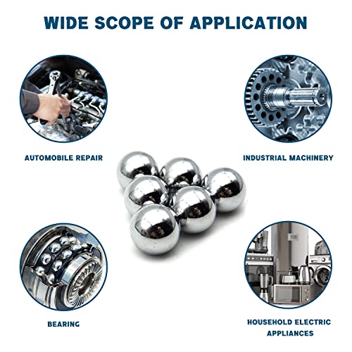 Image of 2-1 /4 inch(57.15mm) Ball Bearing Solid Steel Bearing Balls Precision Balls - 2 Pieces