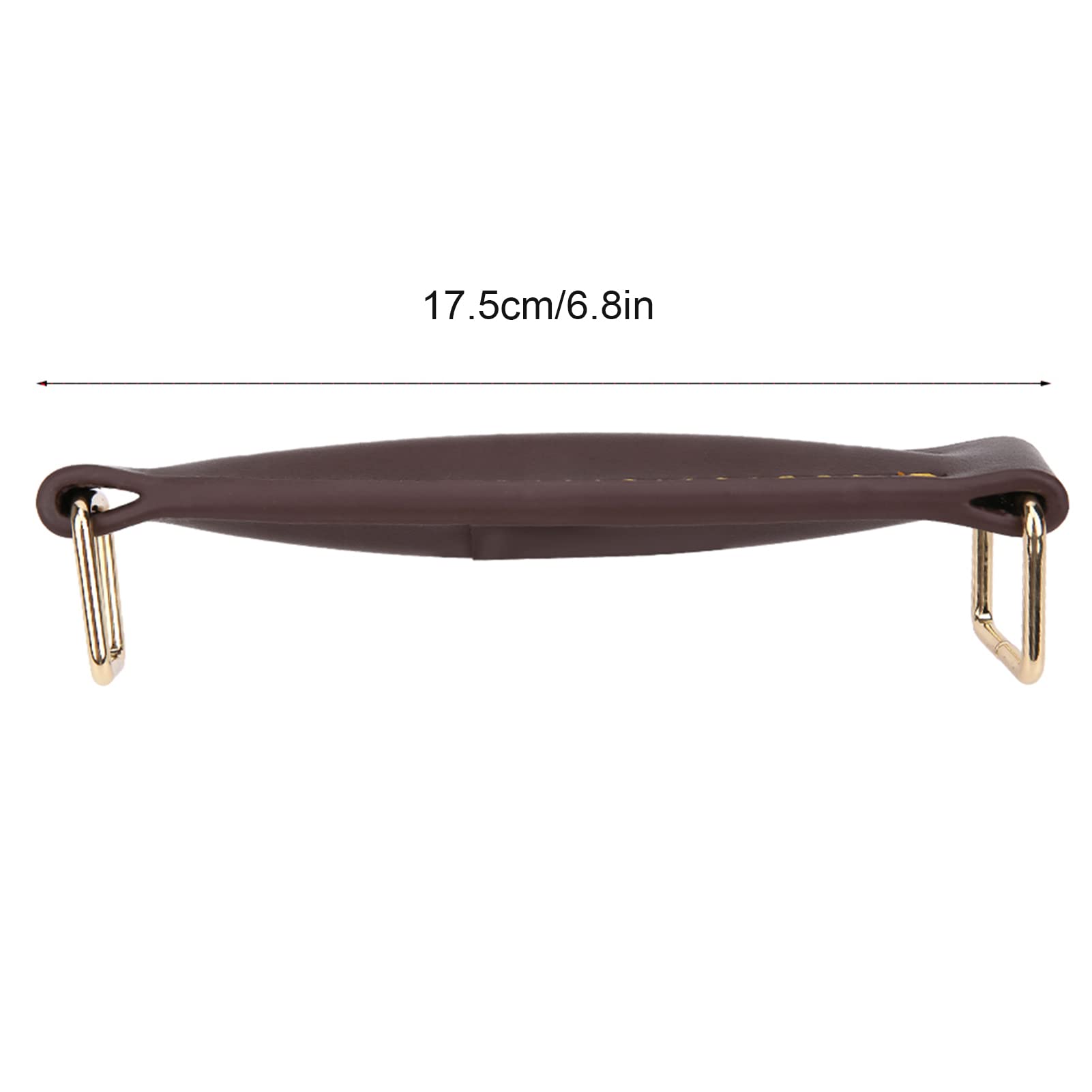 Poignée de haut-parleur de guitare en cuir PU, poignée d'amplificateur interne renforcée en acier pour haut-parleur de guitare (marron), haut-parleur