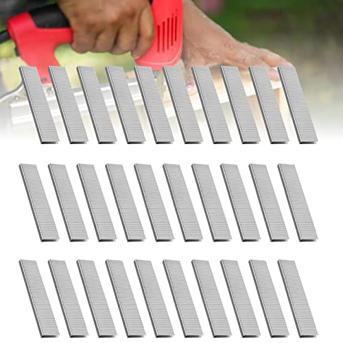 Homaisson Narrow Crown Staples, 2400 Pcs 1/4 Crown Staples for 18 Gauge