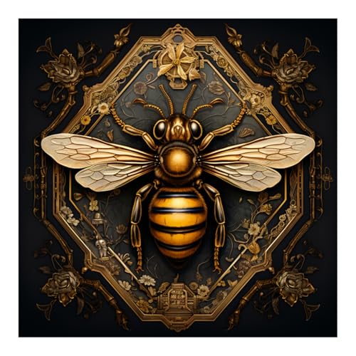 50% Off Domnpes Honeybee Diamond Art Kit for Adults DIY Craft