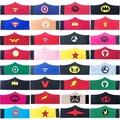 Take Inspire | Set de 32 Pulseras de superhéroe | Nueva Edición | Niños y Adultos | Pulseras para Fiestas de Cosplay | Regalos para Fiestas de Fin de año