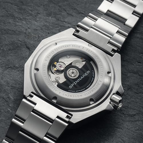 Image of Spinnaker Men's 44mm Dumas Automatic Watch with Solid Stainless Steel Bracelet SP-5081