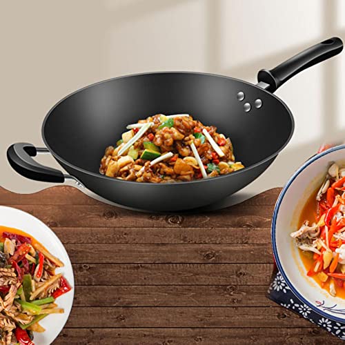 Wok, antiadherente, 32 cm, mango aislante miniatura 2
