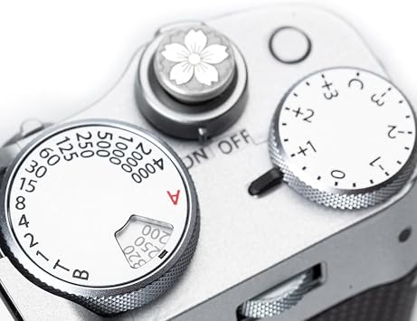 Cherry Blossom Metal Shutter Button for Fuji XT30III X100VI for Nikon | Aluminum alloy cherry blossom pattern dust-proof shutter Botton For Fuji XT5 XT4 XT3 XT30III X100VI X-E4 For Leica For Nikon